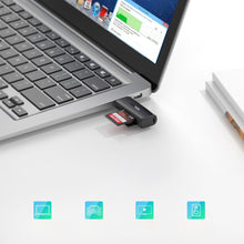 Заредете изображение във визуализатора на галерията – Ugreen CM264 USB 3.0 SD/TF card reader - black
