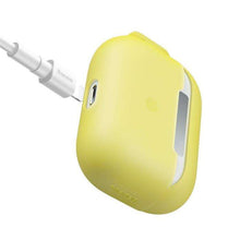 Заредете изображение във визуализатора на галерията – Baseus Let's go AirPods Pro Case silicone case for AirPods Pro headphones + mini lanyard yellow
