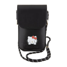 Заредете изображение във визуализатора на галерията – Original HELLO KITTY Handbag Leather Daydreaming Cord HKOWBSKCDKK black

