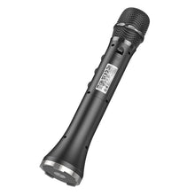 Заредете изображение във визуализатора на галерията – HOCO karaoke microphone BK9 singing black
