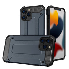 Заредете изображение във визуализатора на галерията – Hybrid Armor case for iPhone 14 Pro armored hybrid cover blue
