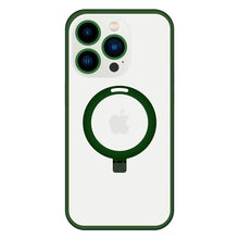 Заредете изображение във визуализатора на галерията – Tel Protect Magical Magsafe Stand Case for Iphone 14 Pro green
