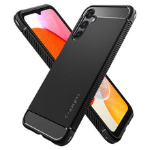 Заредете изображение във визуализатора на галерията – SPIGEN Rugged Armor case for SAMSUNG A14 4G / LTE matte black
