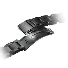 Заредете изображение във визуализатора на галерията – Uniq Osta Strap Case for Apple Watch 42/44/45/ 49mm Series 1/2/3/4/5/6/7/8/SE/SE2/Ultra Stainless Steel - Black
