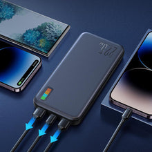 Заредете изображение във визуализатора на галерията – Joyroom power bank 10000mAh Dazzling Series 22.5W black (QP194)
