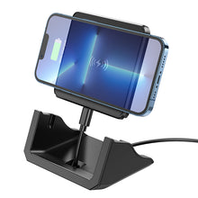 Заредете изображение във визуализатора на галерията – Borofone Wireless induction charger BQ20 Wings with stand 15W black
