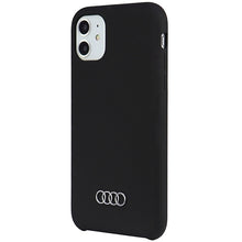 Заредете изображение във визуализатора на галерията – Original Case AUDI hardcase Silicone Case AU-LSRIP12P-Q3/D1-BK for Iphone 12/ 12 Pro black
