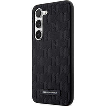Заредете изображение във визуализатора на галерията – Karl Lagerfeld KLHCS23MSAKLHPK S23+ S916 hardcase black/black Saffiano Mono Metal Logo
