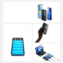 Заредете изображение във визуализатора на галерията – Baseus Baseus Pro 20000mAh 22.5W Powerbank Violet with USB Type A - USB Type C 3A 0.3m cable (PPBD040305)

