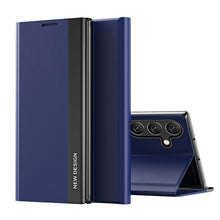 Заредете изображение във визуализатора на галерията – Sleep Case Pro case for Samsung Galaxy A24 4G with flip stand blue
