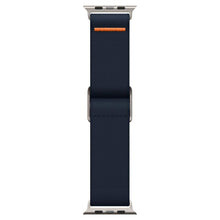 Заредете изображение във визуализатора на галерията – Fabric Strap for Apple Watch 4/5/6/7/8/SE/Ultra (44/45/49mm) Spigen Fit Lite Ultra - Navy Blue
