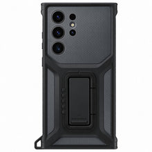 Заредете изображение във визуализатора на галерията – Samsung Rugged Gadget Case for Samsung Galaxy S23 Ultra Rugged Cover Ring Holder Stand Gray (EF-RS918CBEGWW)
