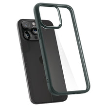 Заредете изображение във визуализатора на галерията – Spigen Ultra Hybrid case for iPhone 15 Pro Max - dark green

