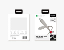Заредете изображение във визуализатора на галерията – Amazing Thing Cable Thunder Pro THC1.2MGY - Type C to Type C - PD 240W 5A 1,2 metres grey
