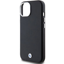 Заредете изображение във визуализатора на галерията – BMW Signature Wrapped Metal MagSafe Case for iPhone 14/15/13 - Black
