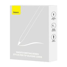 Заредете изображение във визуализатора на галерията – Baseus replaceable silicone tips for a stylus 12pcs. white (medium)
