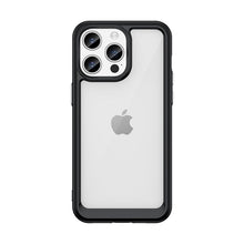 Заредете изображение във визуализатора на галерията – iPhone 15 Pro Max Outer Space Reinforced Case with Flexible Frame - Black
