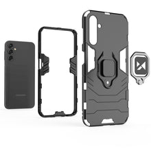 Заредете изображение във визуализатора на галерията – Wozinsky Ring Armor case for Samsung Galaxy A14 armored cover magnetic holder ring black
