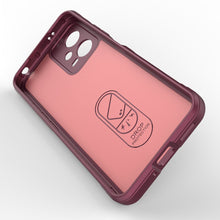 Заредете изображение във визуализатора на галерията – Magic Shield Case Cover for Xiaomi Redmi Note 12 5G / Poco X5 5G Flexible Armor Cover Burgundy
