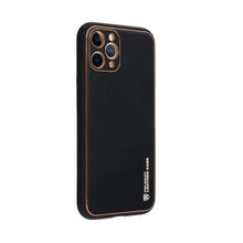 Заредете изображение във визуализатора на галерията – LEATHER Case for IPHONE 15 PRO MAX black
