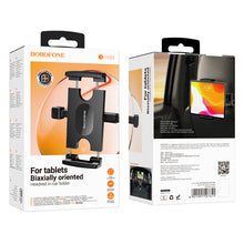Заредете изображение във визуализатора на галерията – Borofone Car holder BH101 Airy tablet to headrest black
