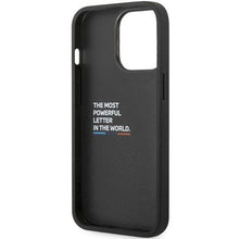 Заредете изображение във визуализатора на галерията – Case BMW BMHCP14X22PPMA iPhone 14 Pro Max 6.7" grey/grey Tricolor M Collection

