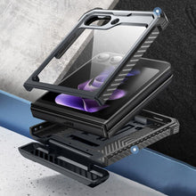 Заредете изображение във визуализатора на галерията – Supcase IBLSN ARMORBOX GALAXY Z Flip 5 BLACK
