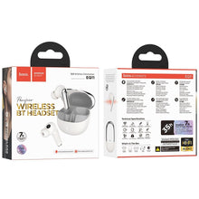 Заредете изображение във визуализатора на галерията – HOCO bluetooth earphones TWS EQ11 Pacifico milky white
