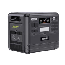 Заредете изображение във визуализатора на галерията – Choetech BS008 2400W USB-A / USB-C / XT60 / DC5521 / AC power station - black
