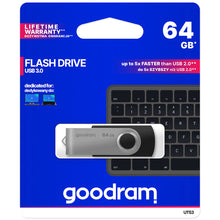 Заредете изображение във визуализатора на галерията – Goodram pendrive 64 GB USB 3.2 Gen 1 60 MB/s (rd) - 20 MB/s
