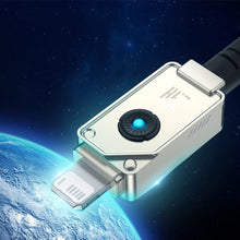 Заредете изображение във визуализатора на галерията – USB cable - Lightning Baseus Unbreakable 2.4A 480Mbps 1m - white
