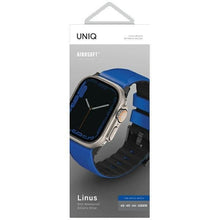 Заредете изображение във визуализатора на галерията – Uniq Strap Linus Apple Watch Series 1/2/3/4/5/6/7/8/SE/SE2/Ultra 42/44/45/49mm Airosoft Silicone Orange/Volt Orange

