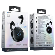 Заредете изображение във визуализатора на галерията – Acefast T9 Bluetooth 5.3 in-ear wireless headphones with display - black
