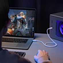 Заредете изображение във визуализатора на галерията – Ugreen cable USB4 40Gb/s USB-C - USB-C PD 100W 0.8m white (US506)
