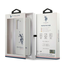Заредете изображение във визуализатора на галерията – Original faceplate case US POLO USHCS21SSLHRWH for SAMSUNG S21 (Silicone Logo / white)
