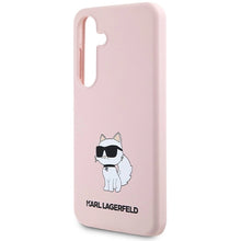 Заредете изображение във визуализатора на галерията – Karl Lagerfeld Silicone Choupette case for Samsung Galaxy S24 - pink
