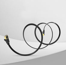 Заредете изображение във визуализатора на галерията – Ugreen Flat Cable Internet Network Cable Ethernet Patchcord RJ45 Cat 7 STP LAN 10 Gbps 3m Black (NW106 11262)
