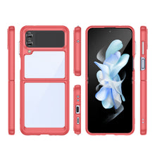 Заредете изображение във визуализатора на галерията – Outer Space Case for Samsung Galaxy Z Flip 3 cover with a flexible frame red
