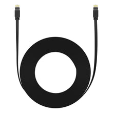 Заредете изображение във визуализатора на галерията – Baseus High Speed ​​Cat 6 RJ-45 1000Mb/s Ethernet cable 12m flat - black

