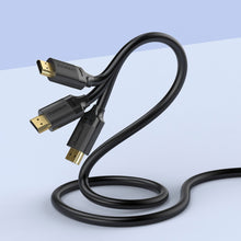 Заредете изображение във визуализатора на галерията – Choetech XHH-TP20 HDMI 2.1 cable (8K 60Hz 48Gbps / 4K 144Hz / 2K 165Hz) 3D Dynamic HDR 2m black
