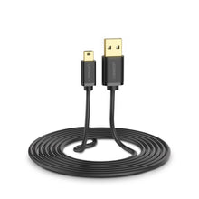 Заредете изображение във визуализатора на галерията – Ugreen cable USB - mini USB cable 480 Mbps 1 m black (US132 10355)
