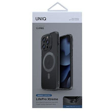 Заредете изображение във визуализатора на галерията – UNIQ etui LifePro Xtreme iPhone 13 Pro / 13 6,1" magsafe dymny/smoke
