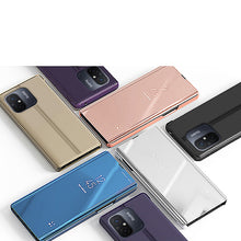Заредете изображение във визуализатора на галерията – Clear View Case cover for Xiaomi Redmi 11A / Poco C55 / Redmi 12C flip case black

