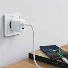 Заредете изображение във визуализатора на галерията – Acefast charger usb a + typ c qc3.0 pd20w a25 white - TopMag
