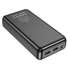 Заредете изображение във визуализатора на галерията – Hoco power bank 20 000mah j91a black
