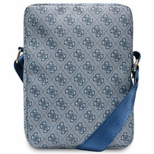 Заредете изображение във визуализатора на галерията – Guess Bag GUTB10P4RPSB 10" blue/blue 4G Stripes Tablet Bag
