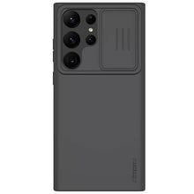 Заредете изображение във визуализатора на галерията – Nillkin CamShield Silky Silicone Case for Samsung Galaxy S23 Ultra black
