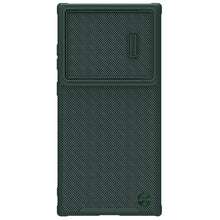 Заредете изображение във визуализатора на галерията – Nillkin Textured S Case for Samsung Galaxy S22 Ultra armored cover with camera cover green
