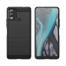 Заредете изображение във визуализатора на галерията – Carbon Case silicone case for Nokia C22 - black
