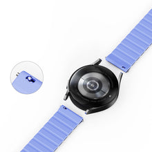 Заредете изображение във визуализатора на галерията – Universal Magnetic Samsung Galaxy Watch 3 45mm / S3 / Huawei Watch Ultimate / GT3 SE 46mm Dux Ducis Strap (22mm LD Version) - Blue
